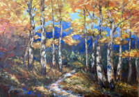 Paleta podzimu, 3900Kč, acryl on canvas 50x70cm