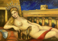 Helena Trojská, 6900Kč, oil on canvas 70x100cm