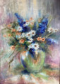 Pozdrav ze zahrádky, 3900Kč, oil on canvas 50x70cm